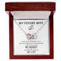 To My Future Wife - Interlocking Hearts Necklace