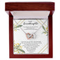 To My Granddaughter - Interlocking Hearts Necklace
