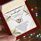 To My Granddaughter - Interlocking Hearts Necklace
