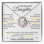 To My Beautiful Daughter - Forever Love Necklace
