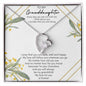 To My Granddaughter - Forever Love Necklace