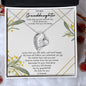 To My Granddaughter - Forever Love Necklace
