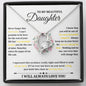 To My Beautiful Daughter - Forever Love Necklace