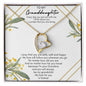 To My Granddaughter - Forever Love Necklace