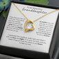 To My Beautiful Granddaughter - Forever Love Necklace