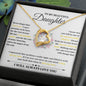 To My Beautiful Daughter - Forever Love Necklace