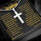 To My Grandson - Cross Necklace