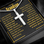 To My Grandson - Cross Necklace