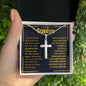 To My Grandson - Cross Necklace