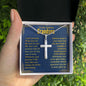 To My Dearest Grandson - Cross Necklace