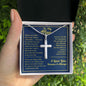 To My Man - Cross Necklace