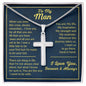 To My Man - Cross Necklace