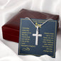 TO MY SON - STAINLESS STEEL CROSS NECKLACE