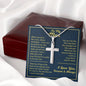 To My Man - Cross Necklace