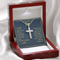 TO MY SON - STAINLESS STEEL CROSS NECKLACE