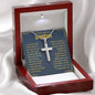 To My Dearest Grandson - Cross Necklace