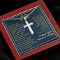 To My Man - Cross Necklace