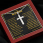 To My Grandson - Cross Necklace