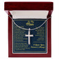 To My Man - Cross Necklace
