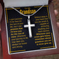 To My Grandson - Cross Necklace