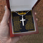 To My Grandson - Cross Necklace