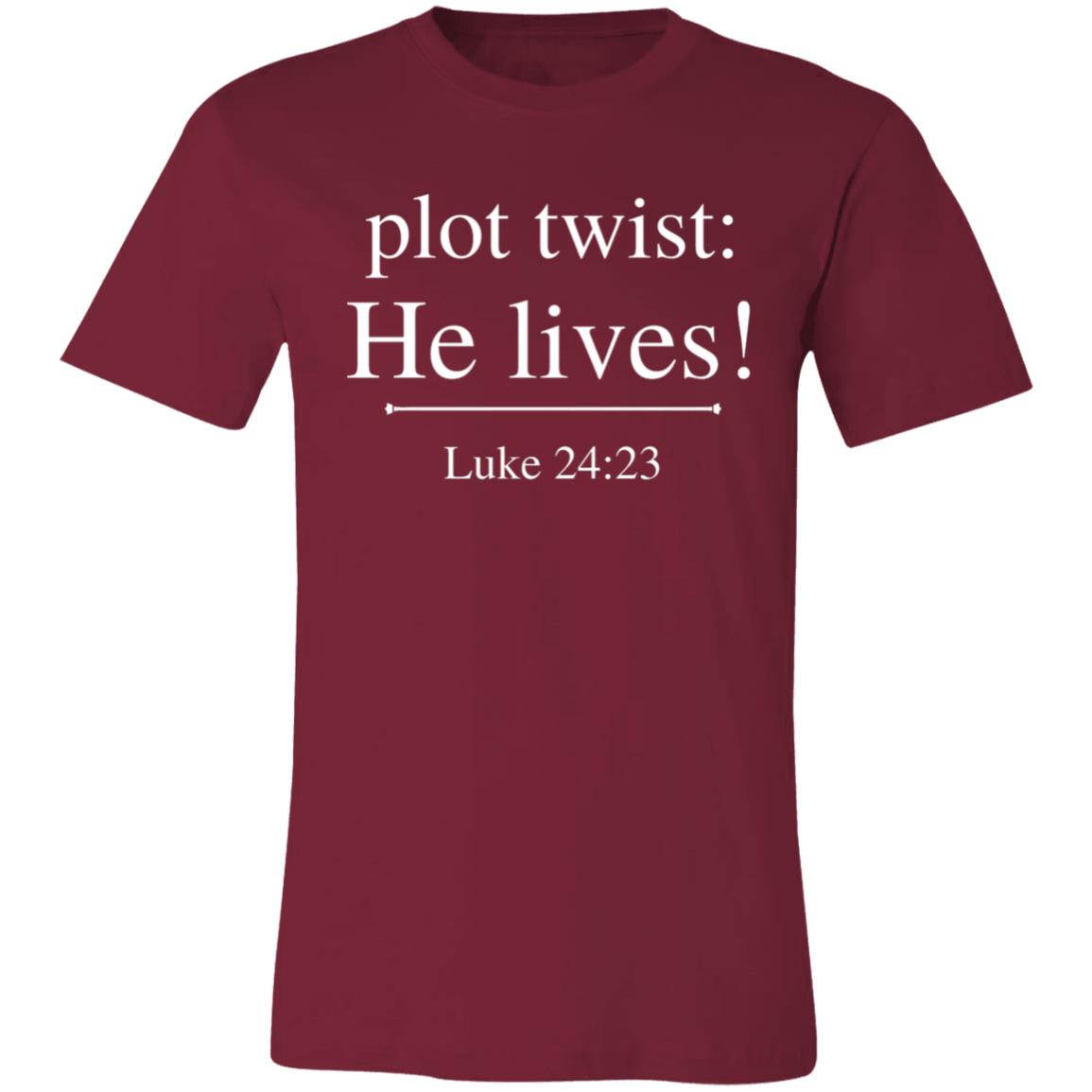 PLOT TWIST: HE LIVES! - UNISEX SHORT SLEEVE SHIRT