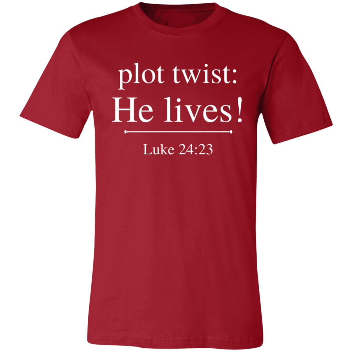 PLOT TWIST: HE LIVES! - UNISEX SHORT SLEEVE SHIRT