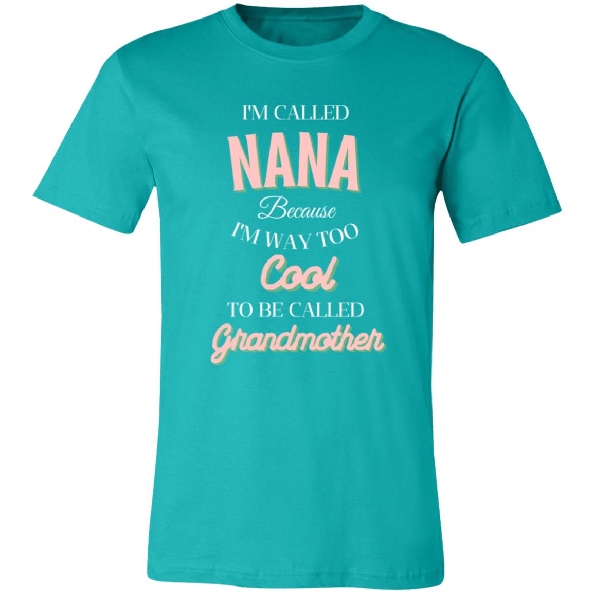 TO COOL TO BE CALLED GRANDMOTHER -Jersey Short-Sleeve Shirt