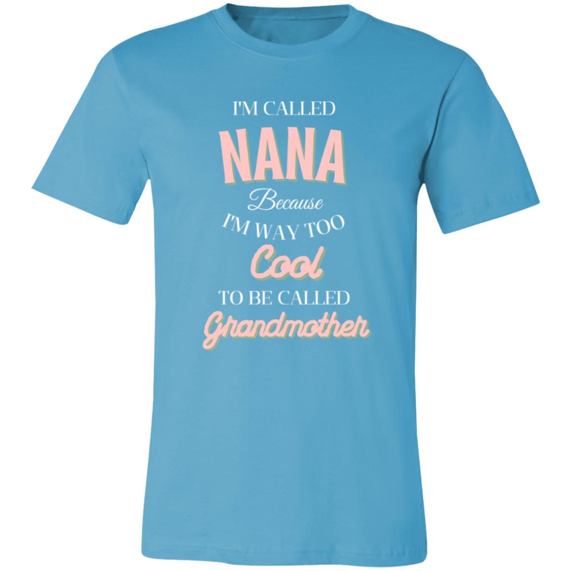 TO COOL TO BE CALLED GRANDMOTHER -Jersey Short-Sleeve Shirt