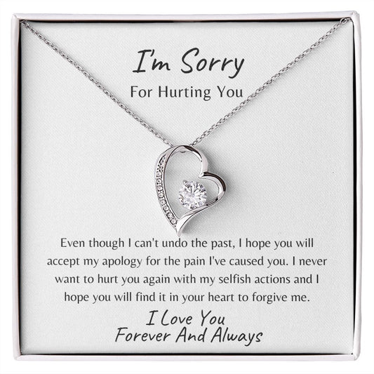 I'm Sorry - Forever Love Necklace